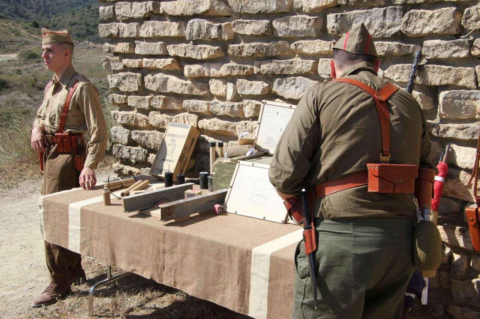 Trinchera Viviente de la Ruta Orwell. Foto Carlos Neofato 