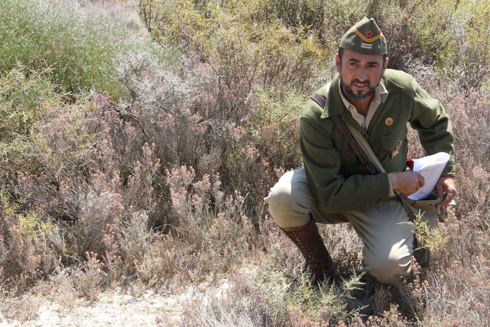 Trinchera Viviente de la Ruta Orwell. Foto Carlos Neofato 