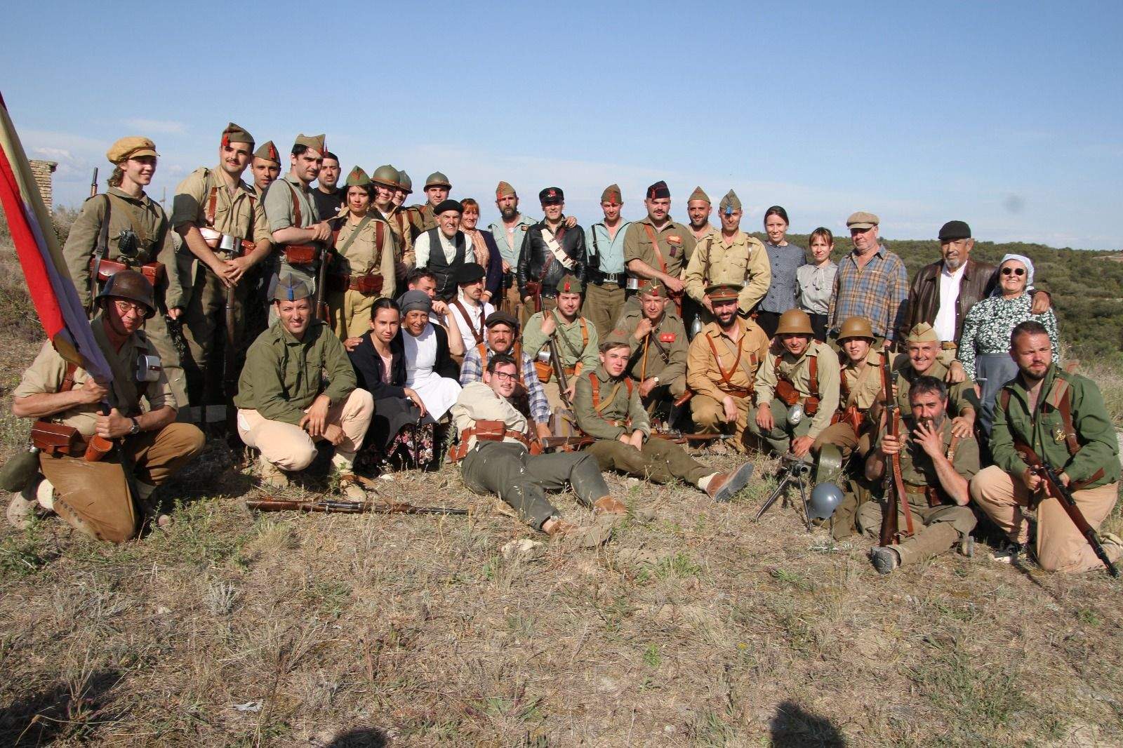 Trinchera Viviente de la Ruta Orwell. Foto Carlos Neofato 