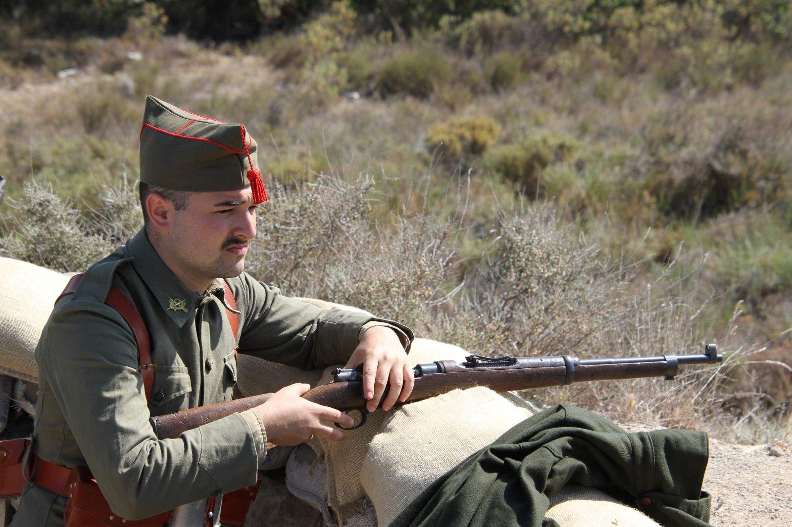 Trinchera Viviente de la Ruta Orwell. Foto Carlos Neofato 