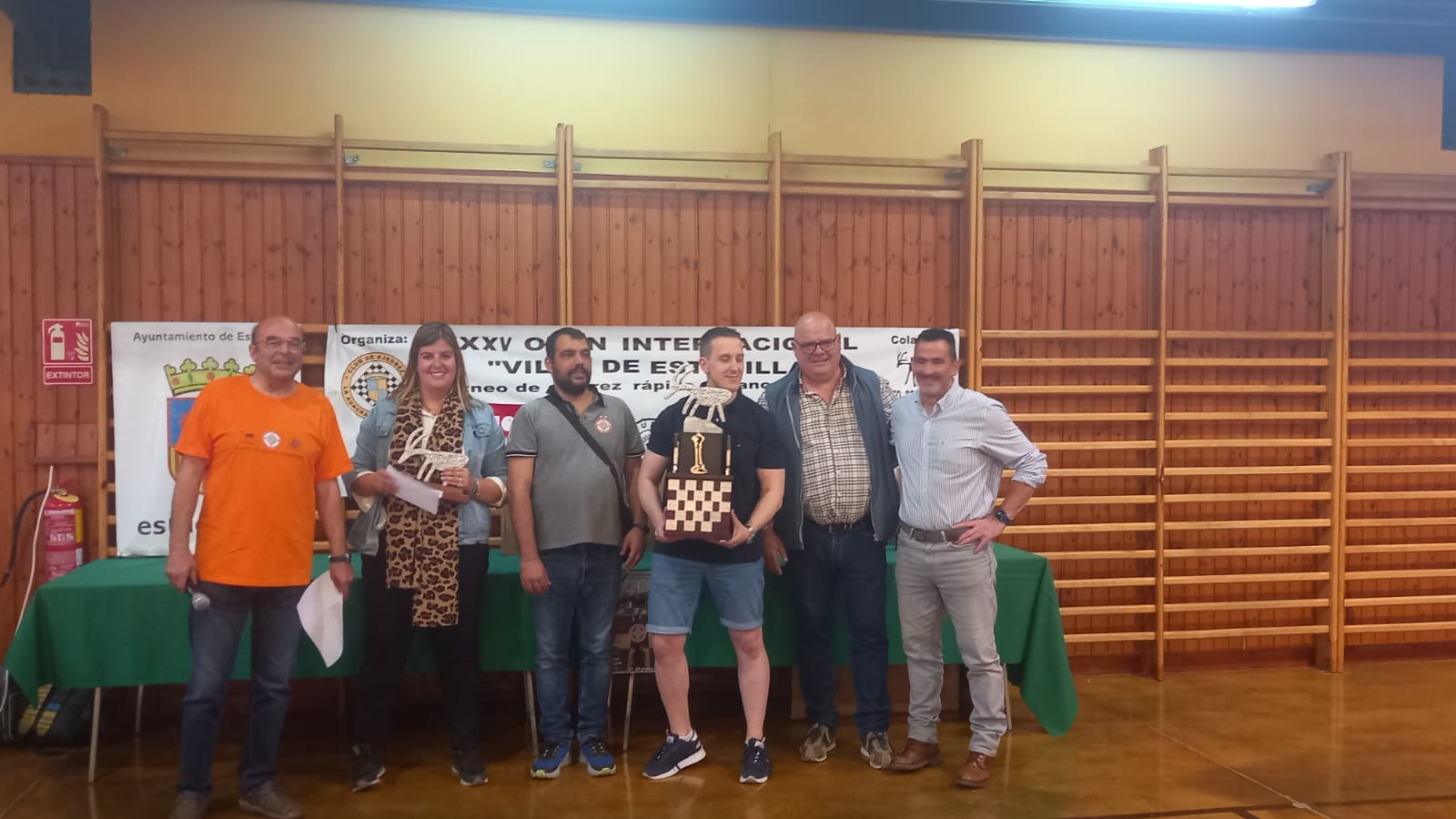 Entrega de premios del Villa de Estadilla de ajedrez en su 35ª edición.