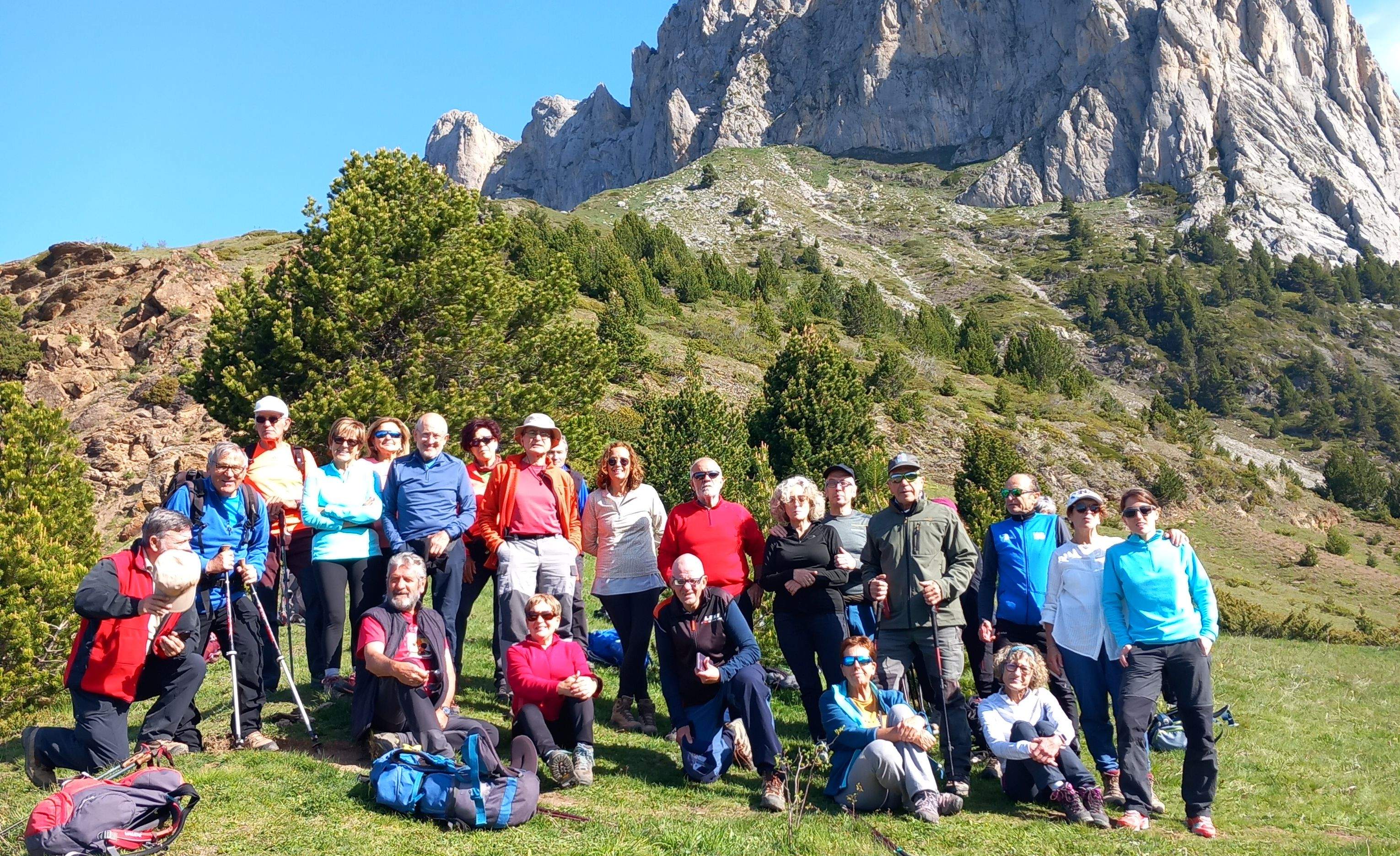 Foto de grupo de Turismo por el Alto Aragón.