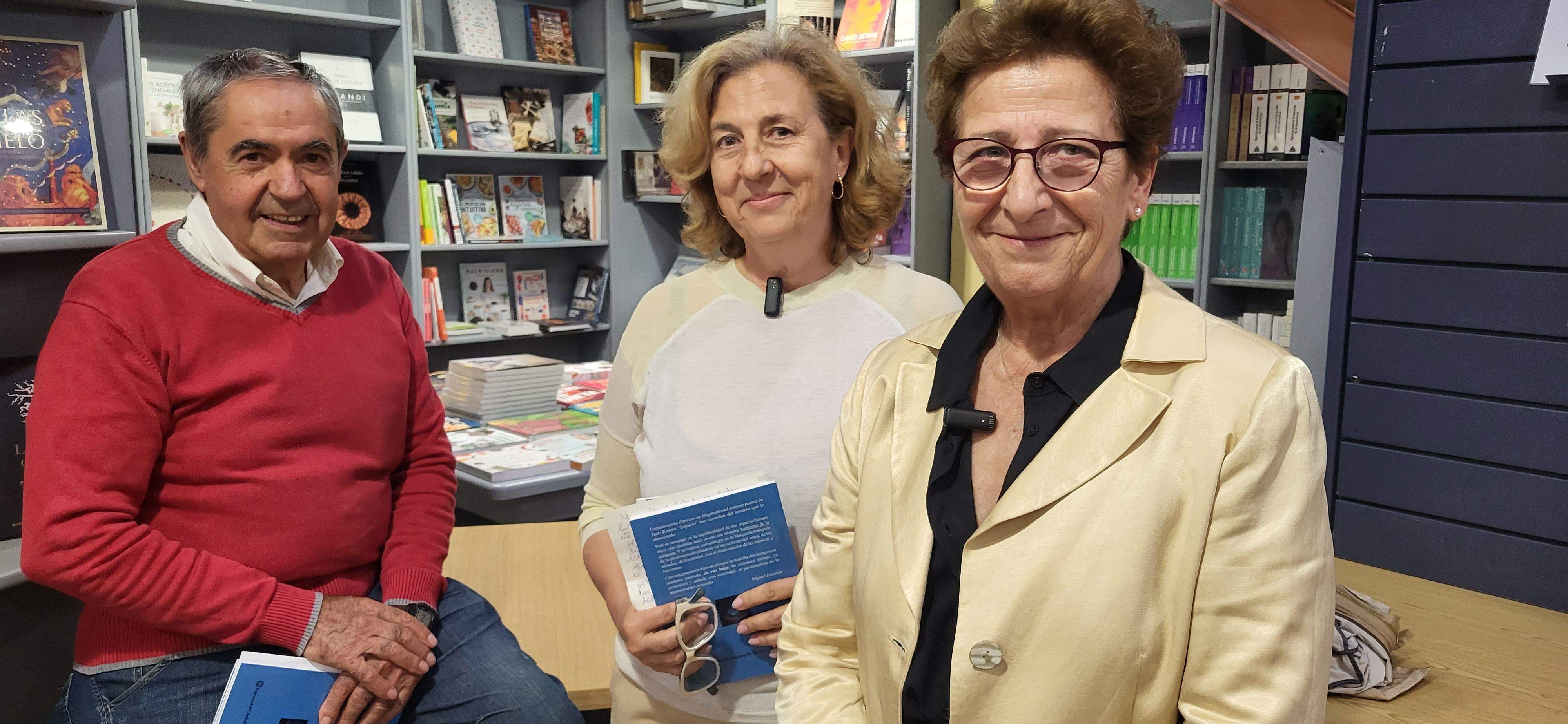 Miguel Escartín, Concha Generelo y Nati Mendiara. Foto Myriam Martínez 