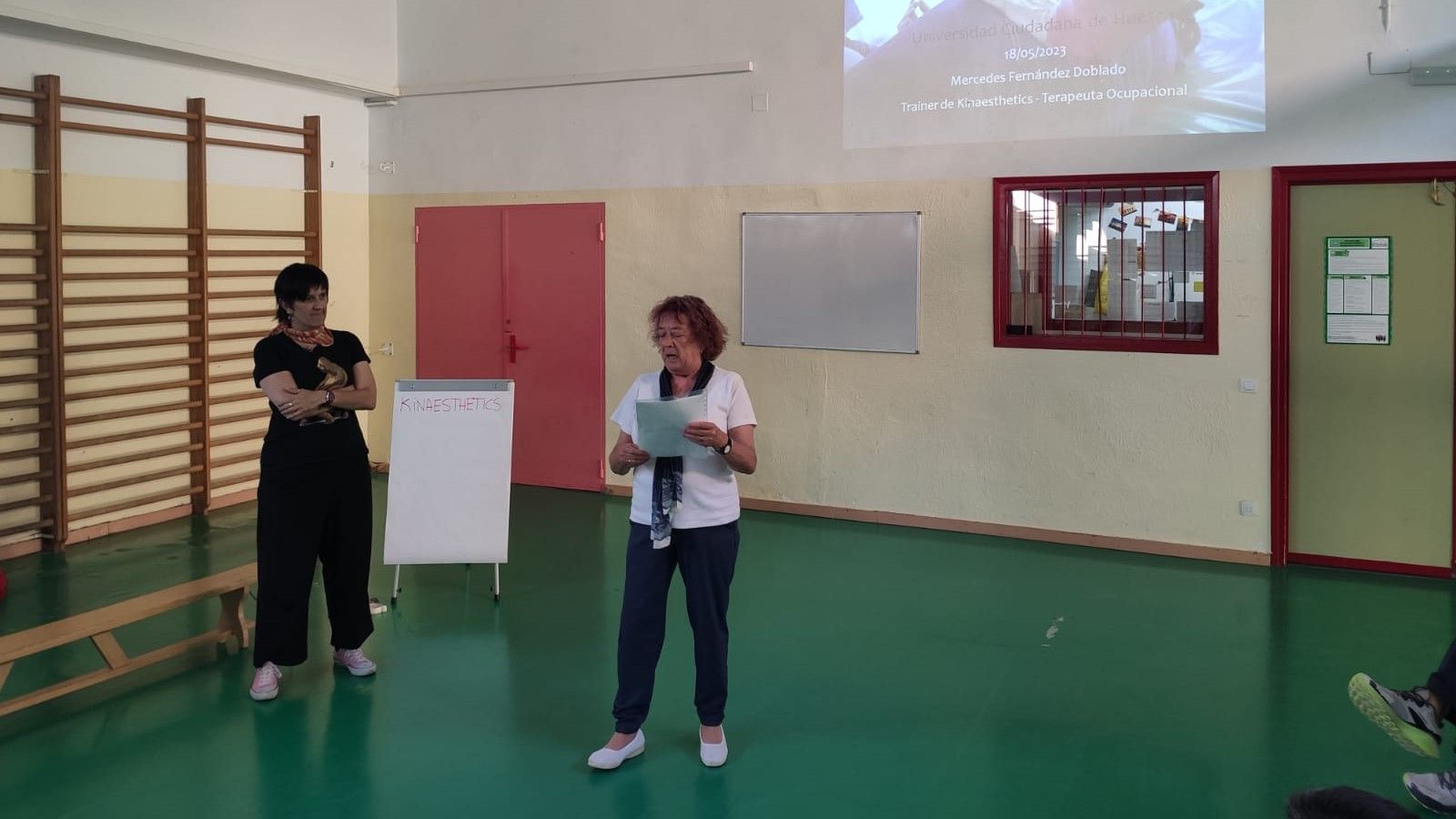 Talleres de Kinaesthetics impartidos por Mercedes Fernández