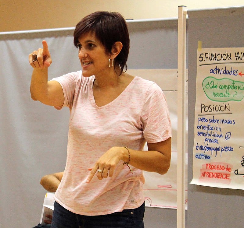 Mercedes Fernández. La única formadora en España de Kinaesthetics, un enfoque terapéutico diferente, vive en Aragón