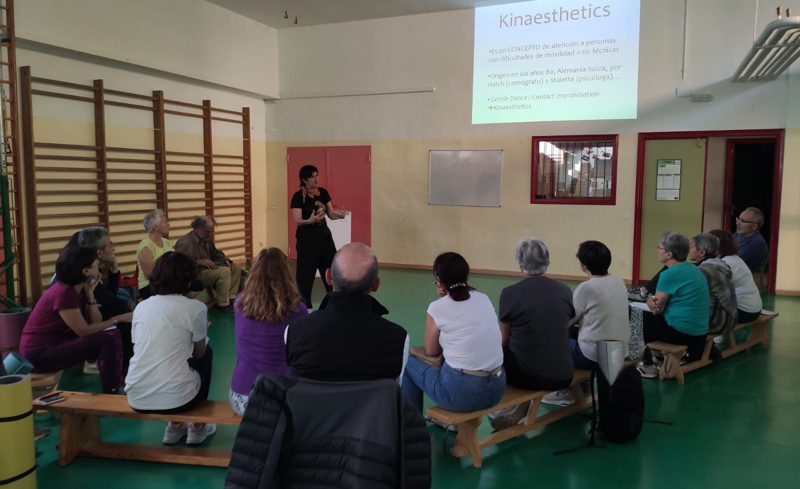 Talleres de Kinaesthetics impartidos por Mercedes Fernández