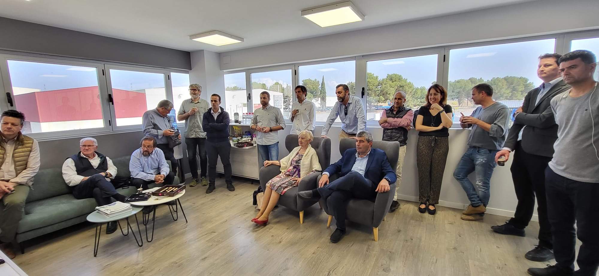 Visita del Foro Huesca Excelente a Defeder en Albalate de Cinca y Monzón