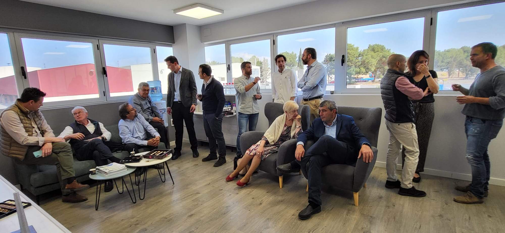 Visita del Foro Huesca Excelente a Defeder en Albalate de Cinca y Monzón