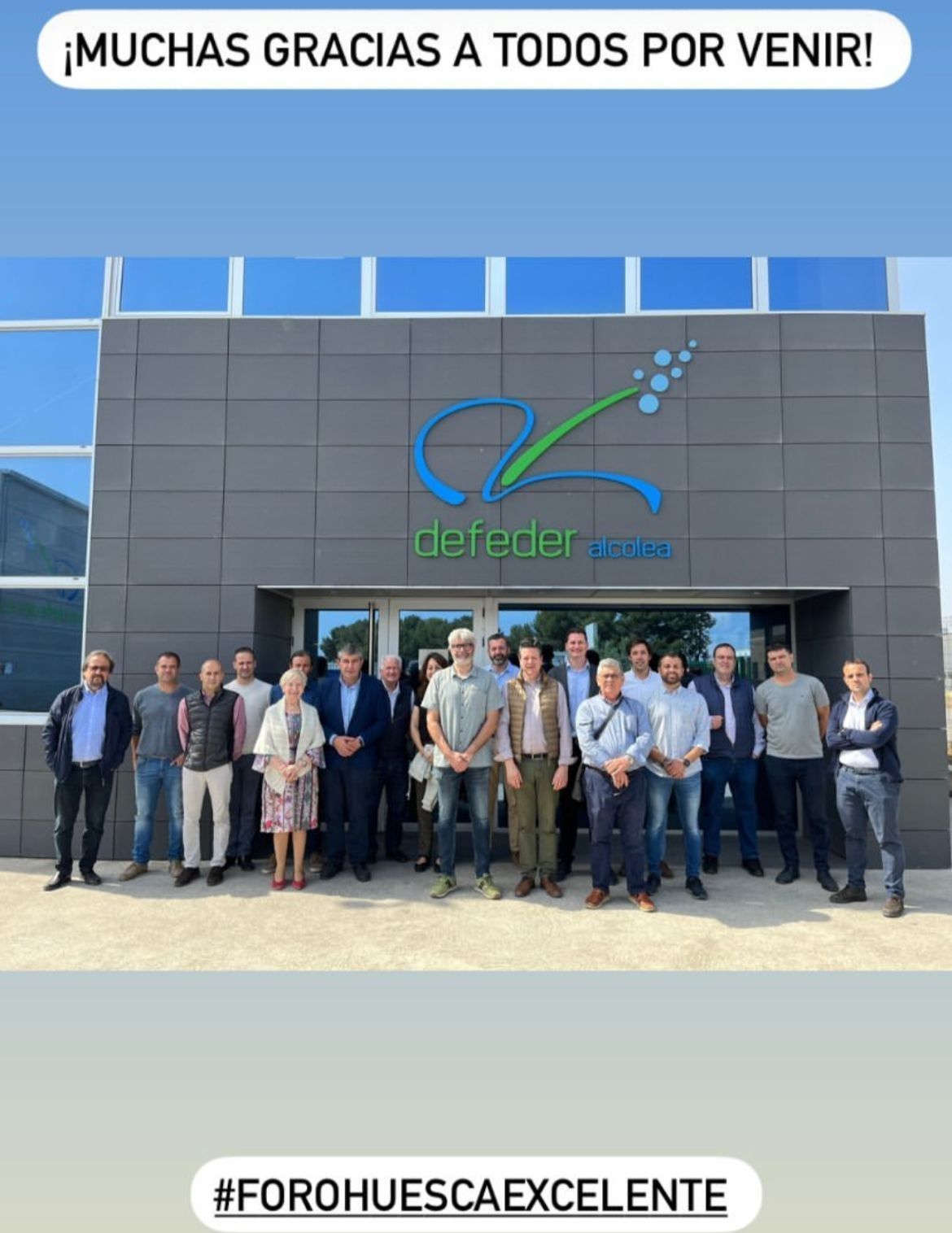 Visita del Foro Huesca Excelente a Defeder en Albalate de Cinca y Monzón