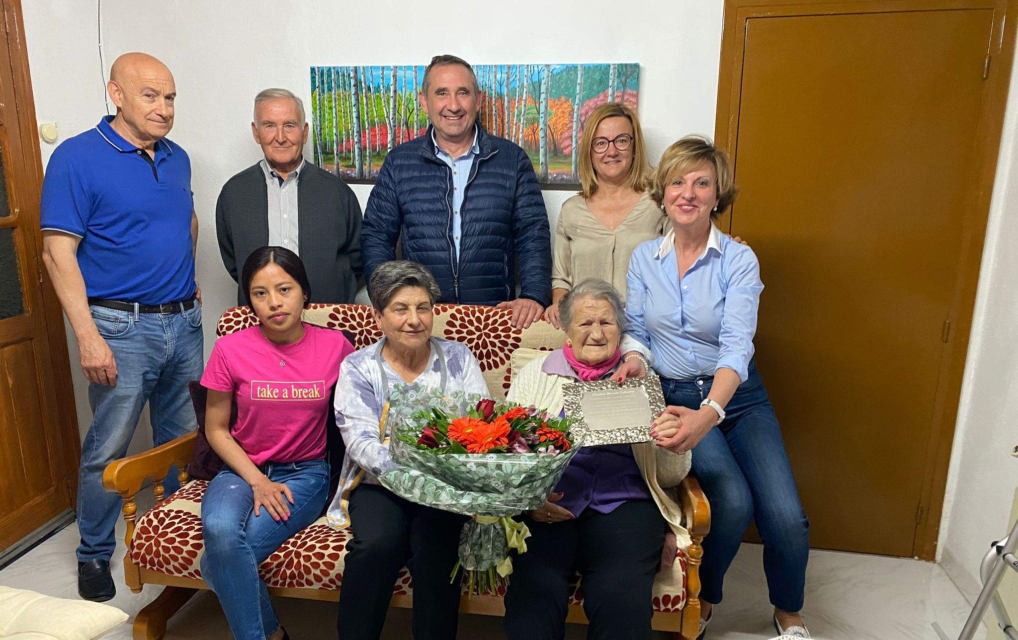 La centenaria Trinidad Riverola.