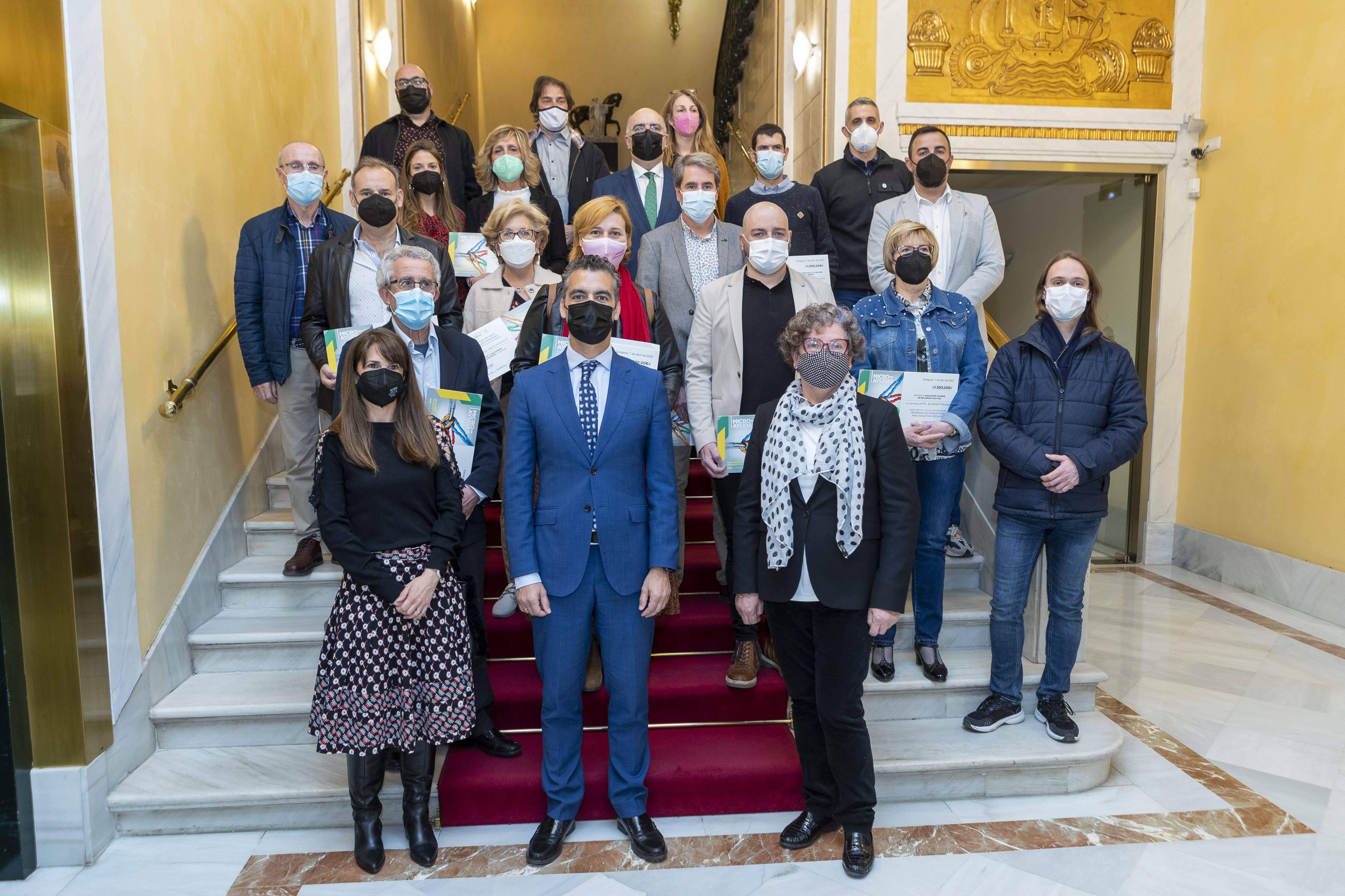 Entrega de la quinta edición en 2022 de los 10 proyectos de Micro Ayudas de Caja Rural de Aragón