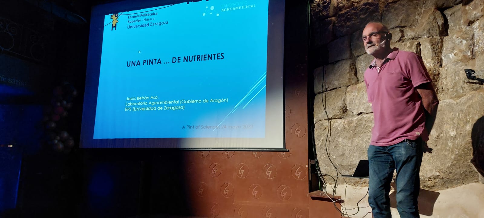 Jesús Betrán en su exposición