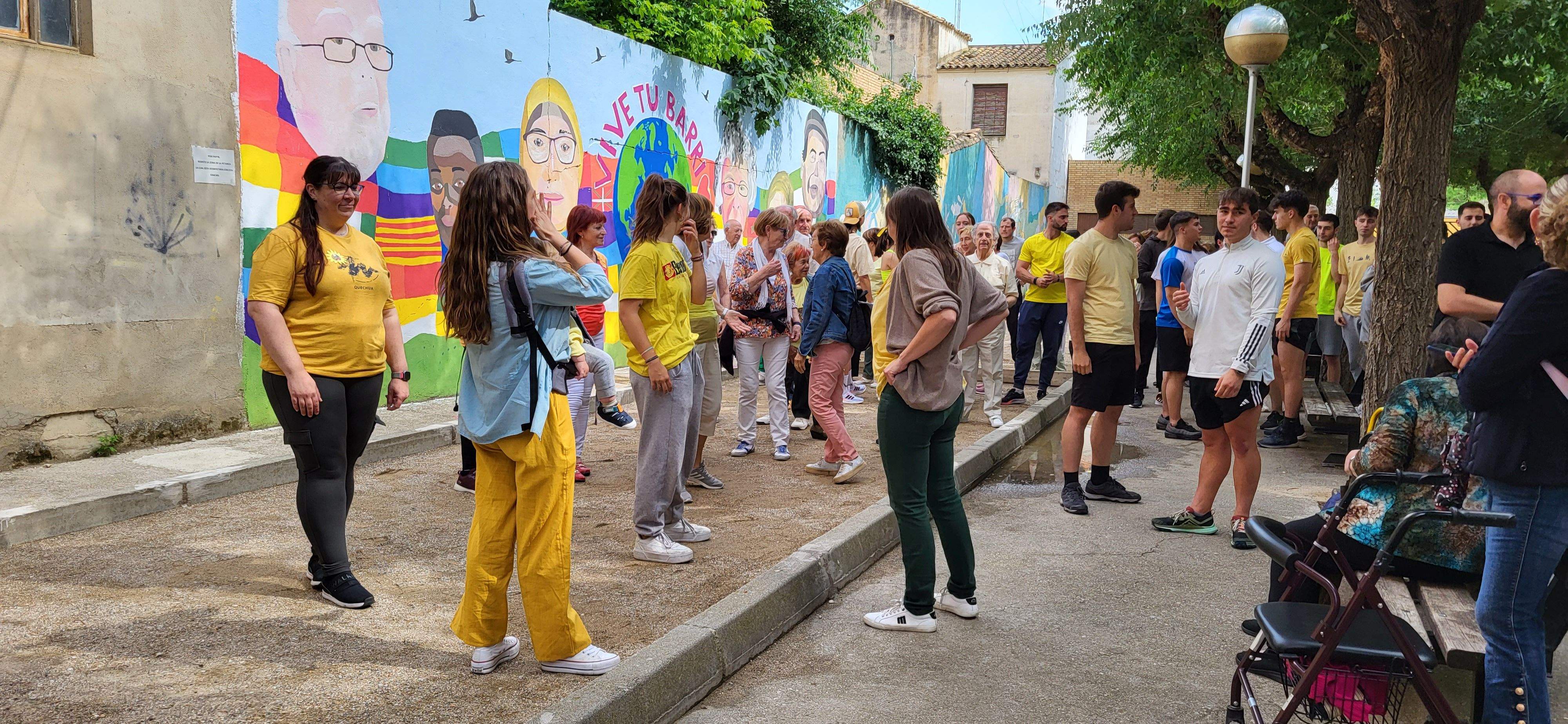 Fiesta fin de curso del Hogar de Mayores del IASS Huesca. Foto Myriam Martínez