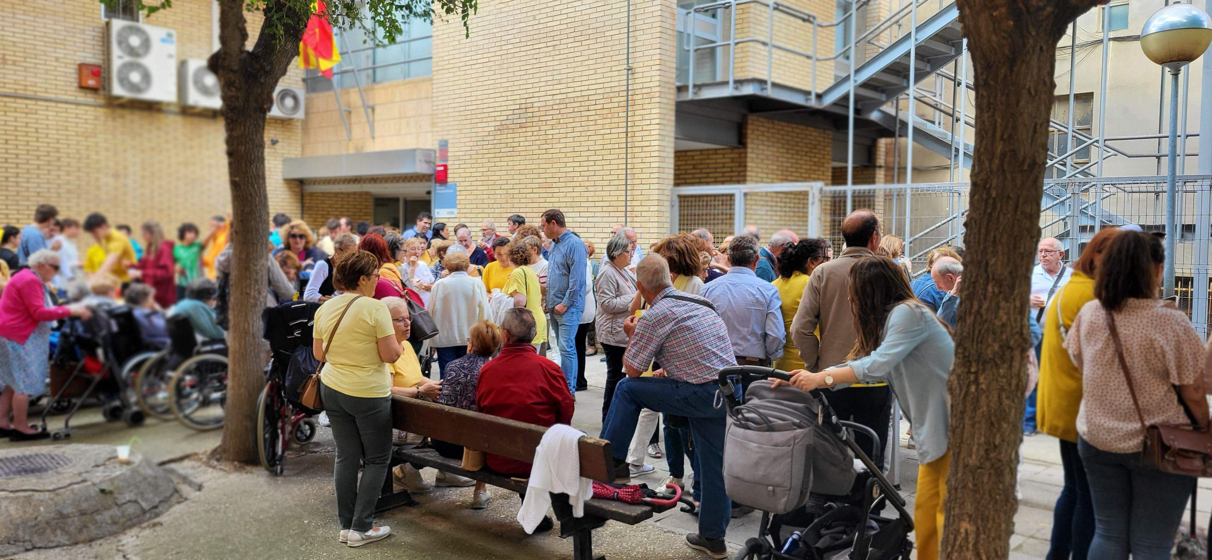 Fiesta fin de curso del Hogar de Mayores del IASS Huesca. Foto Myriam Martínez