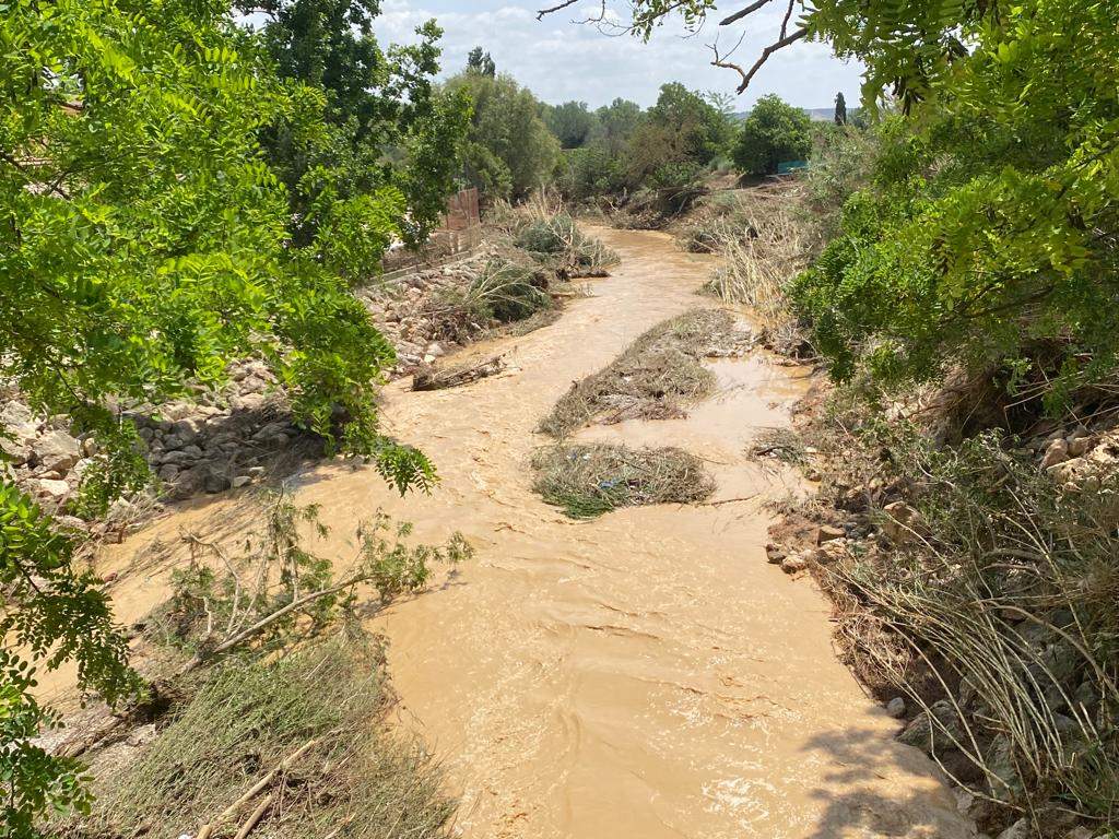 Afecciones en Pomar de Cinca tras desbordarse el río