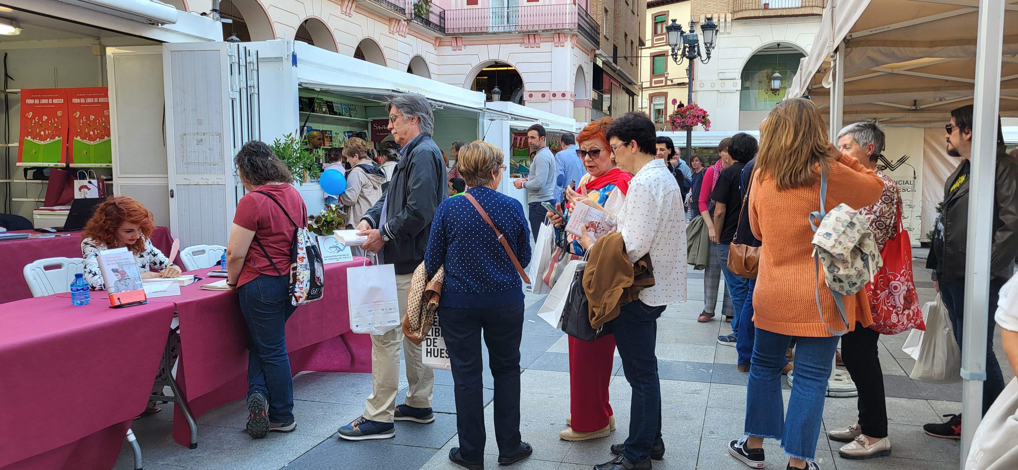 Inauguración de la 39ª Feria del Libro de Huesca. Foto Myriam Martínez