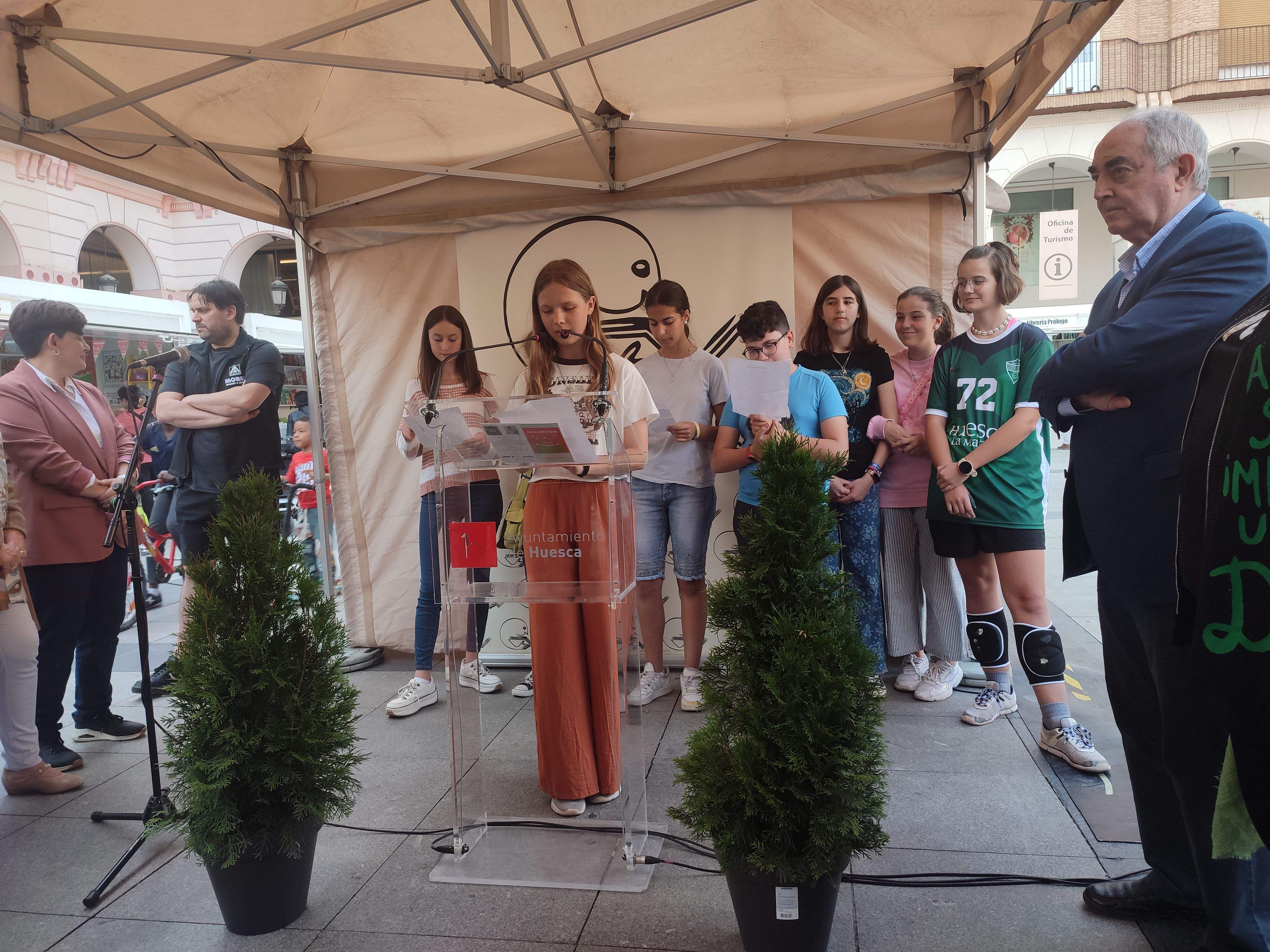 Inauguración de la 39ª Feria del Libro de Huesca. Foto Myriam Martínez