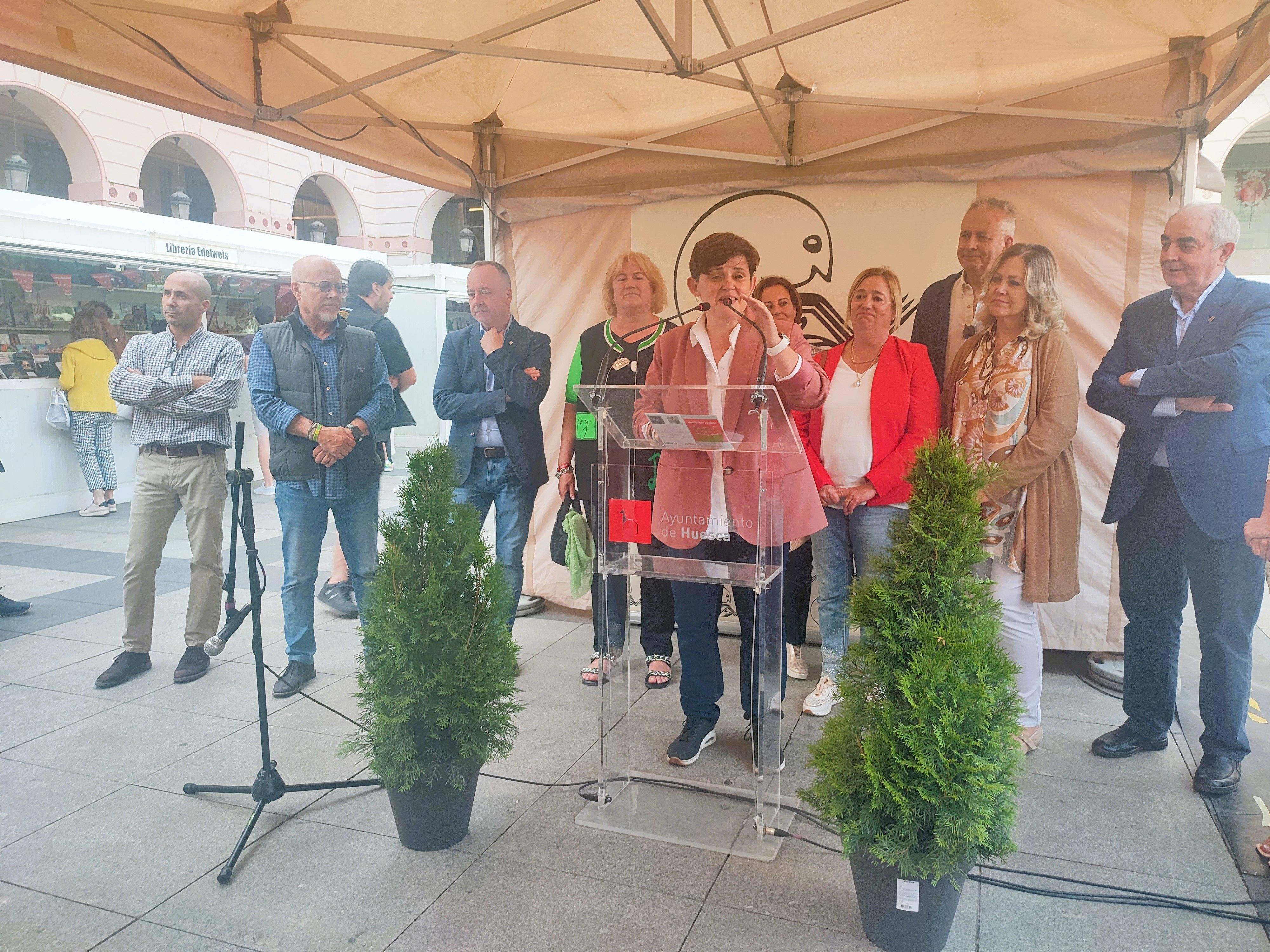 Inauguración de la 39ª Feria del Libro de Huesca. Foto Myriam Martínez