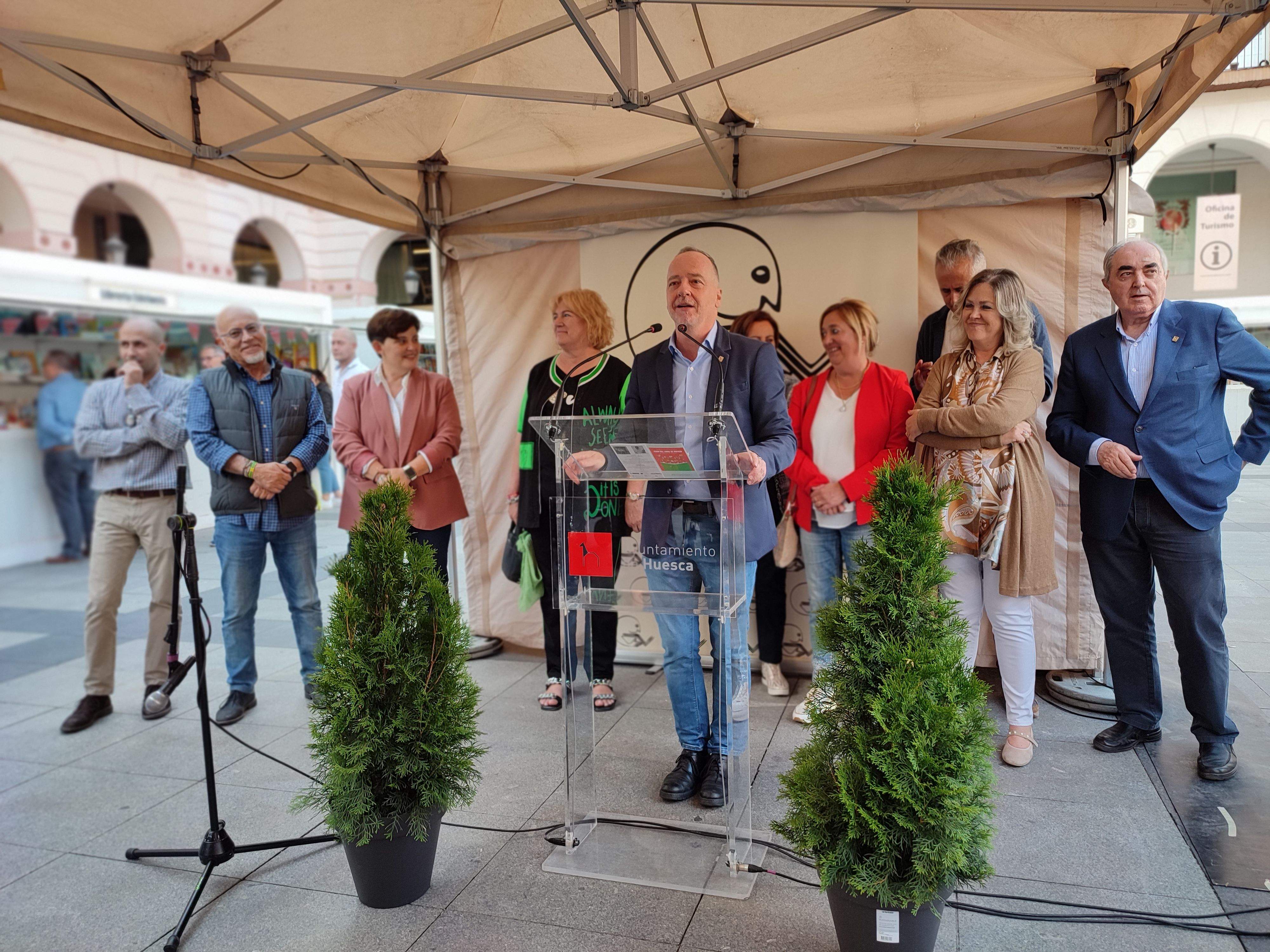 Inauguración de la 39ª Feria del Libro de Huesca. Foto Myriam Martínez