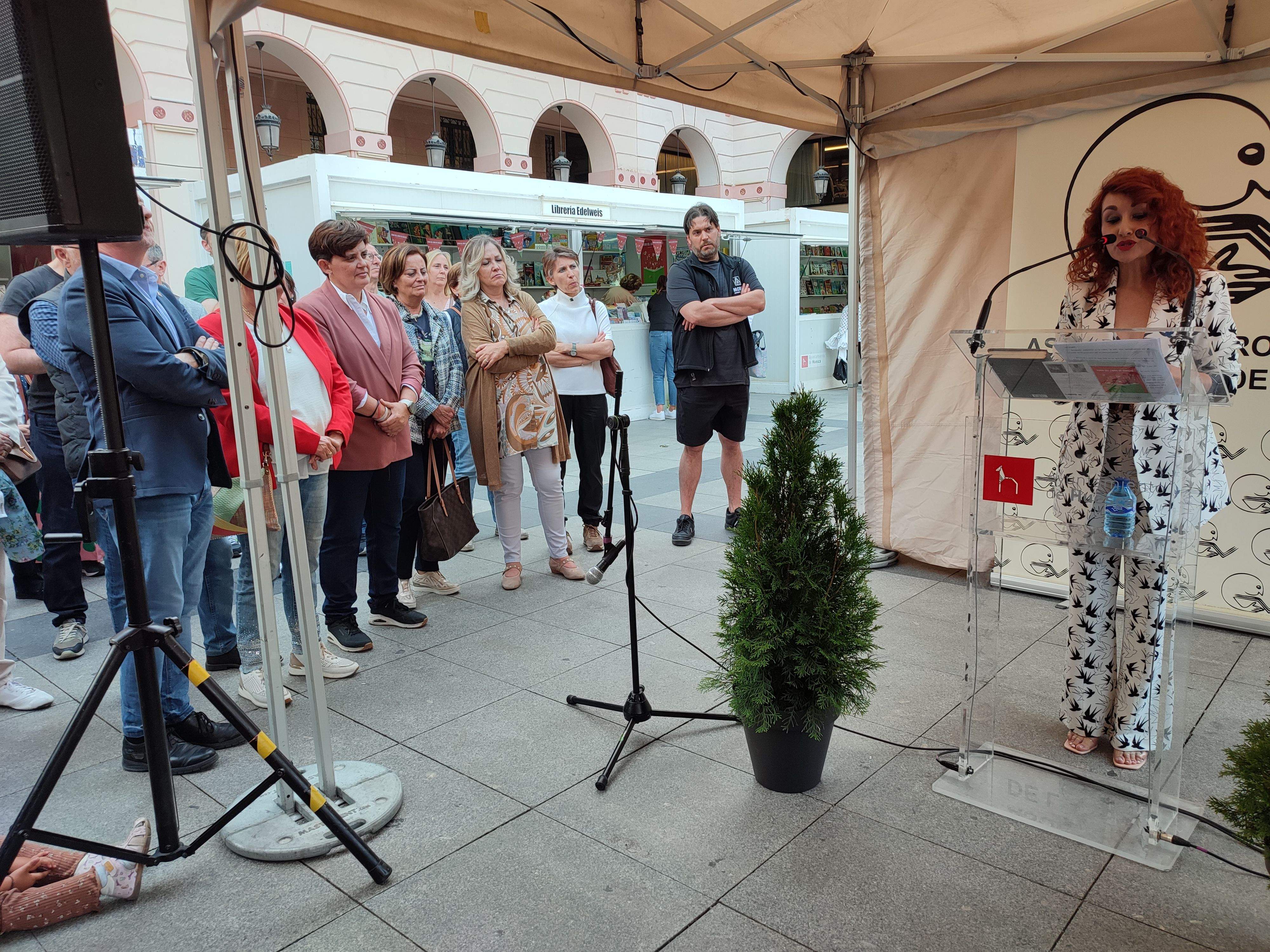 Inauguración de la 39ª Feria del Libro de Huesca. Foto Myriam Martínez
