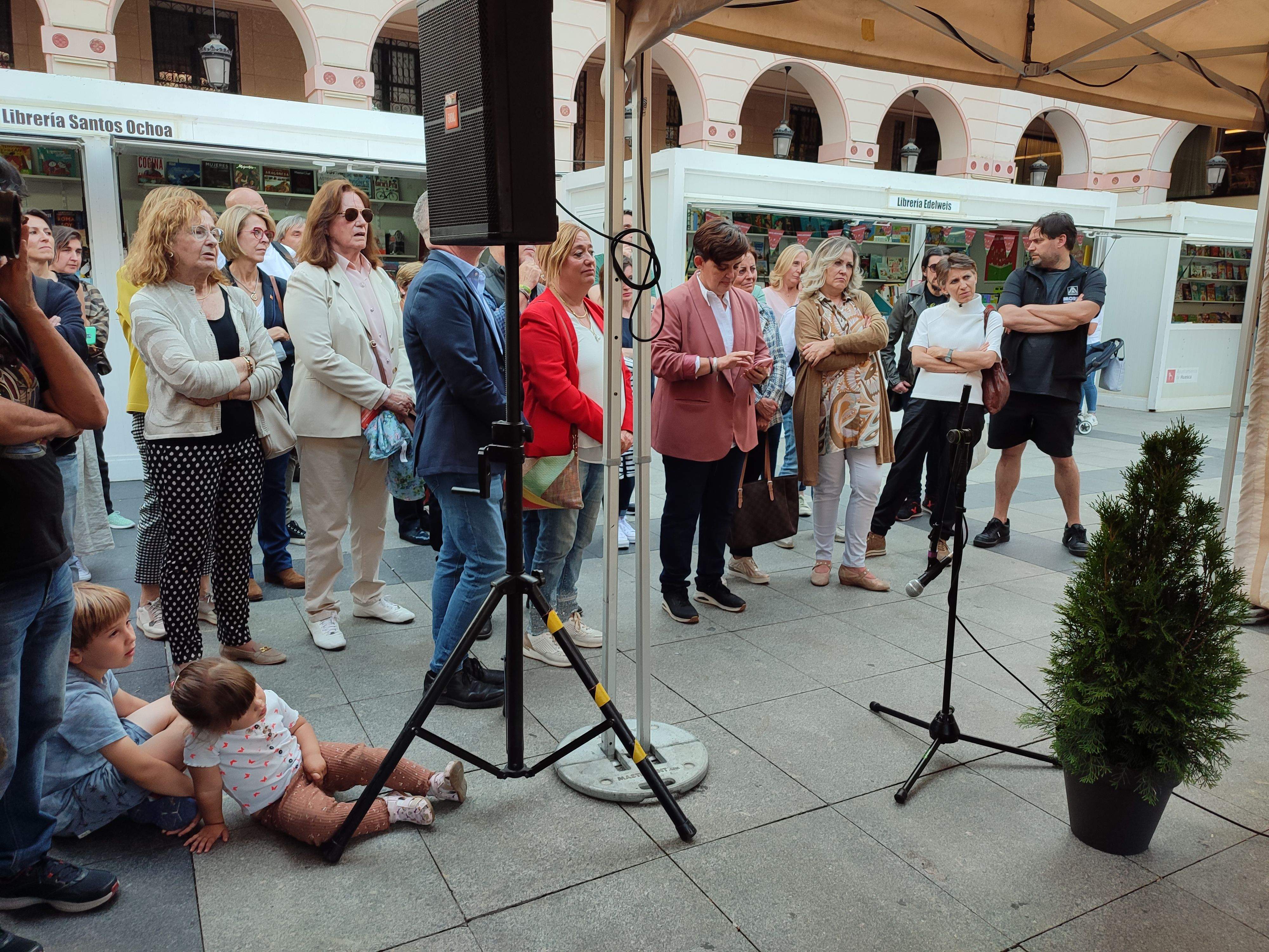 Inauguración de la 39ª Feria del Libro de Huesca. Foto Myriam Martínez