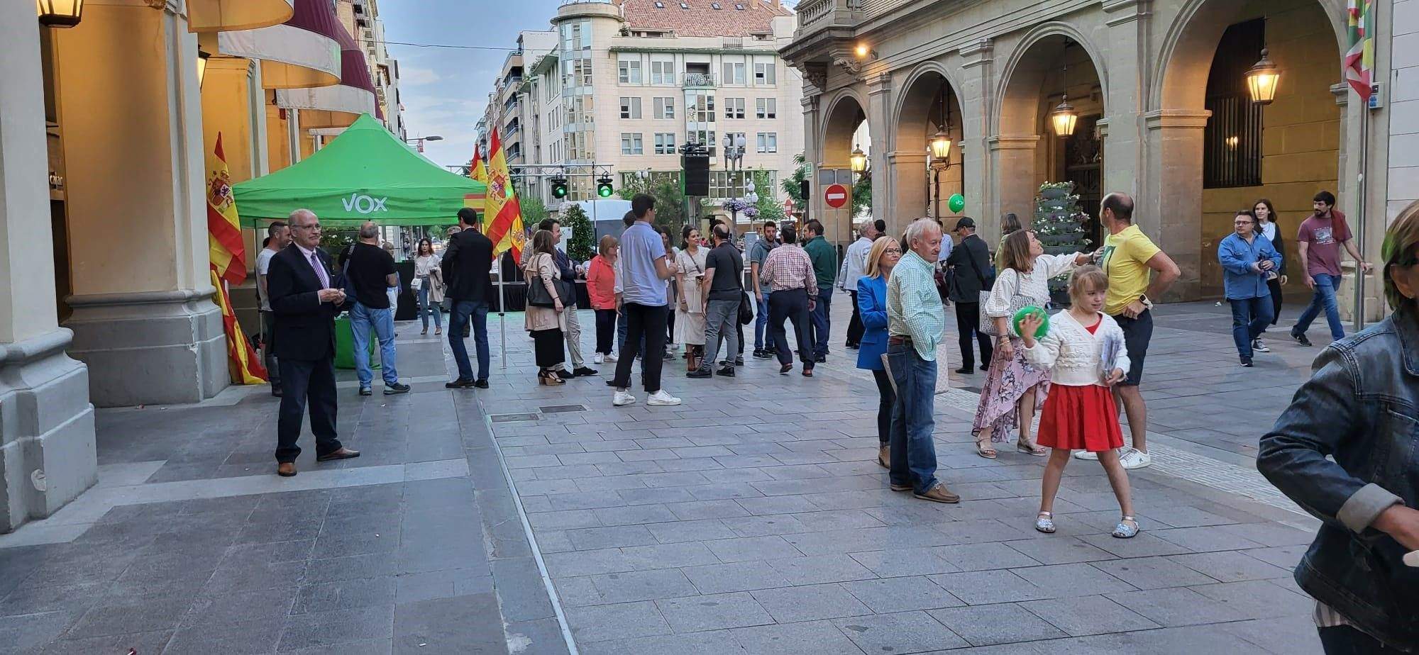 Fiesta de cierre de campaña de VOX