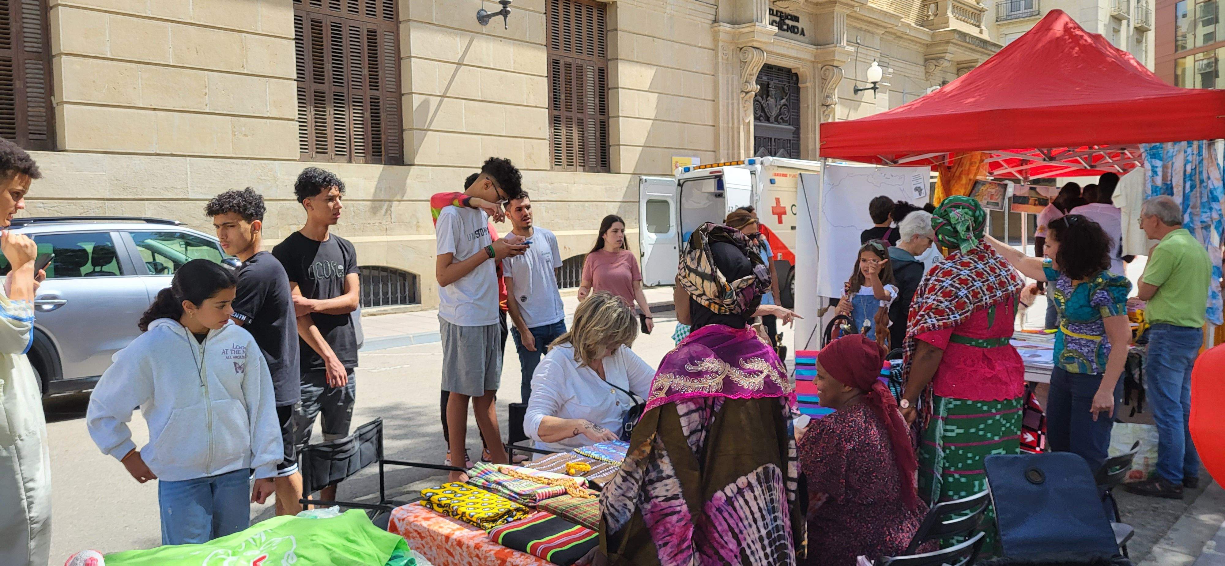 Huesca celebra el Día de África. Foto: Mercedes Manterola