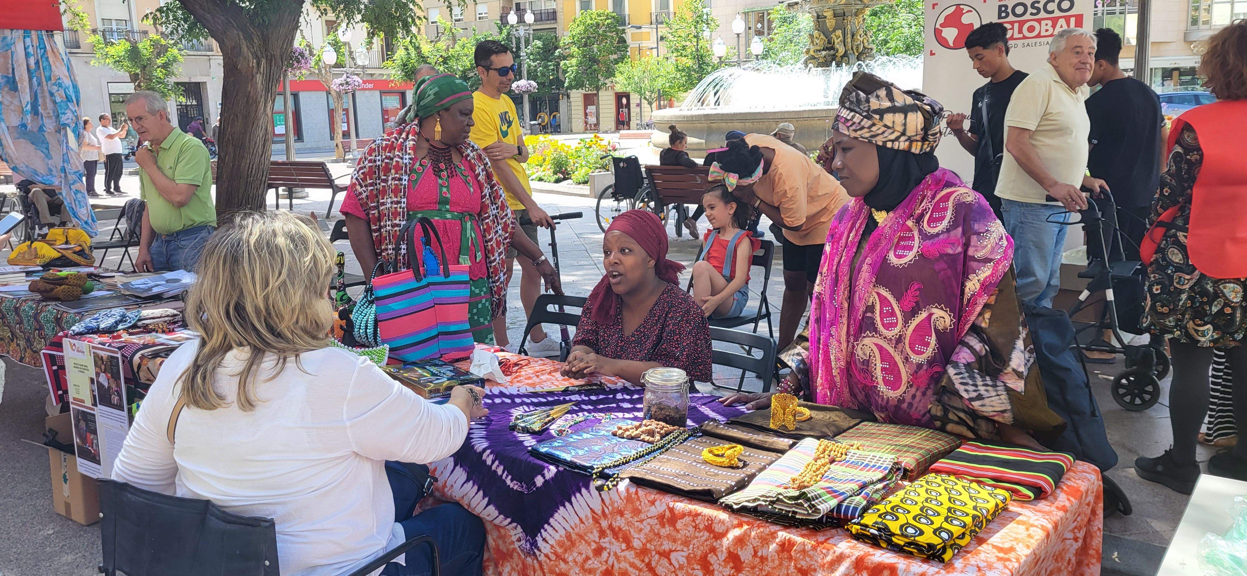 Huesca celebra el Día de África. Foto: Mercedes Manterola