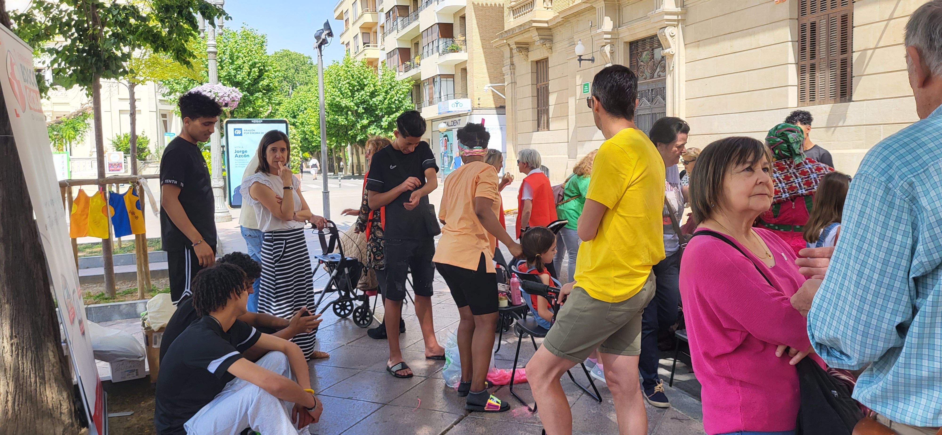 Huesca celebra el Día de África. Foto: Mercedes Manterola