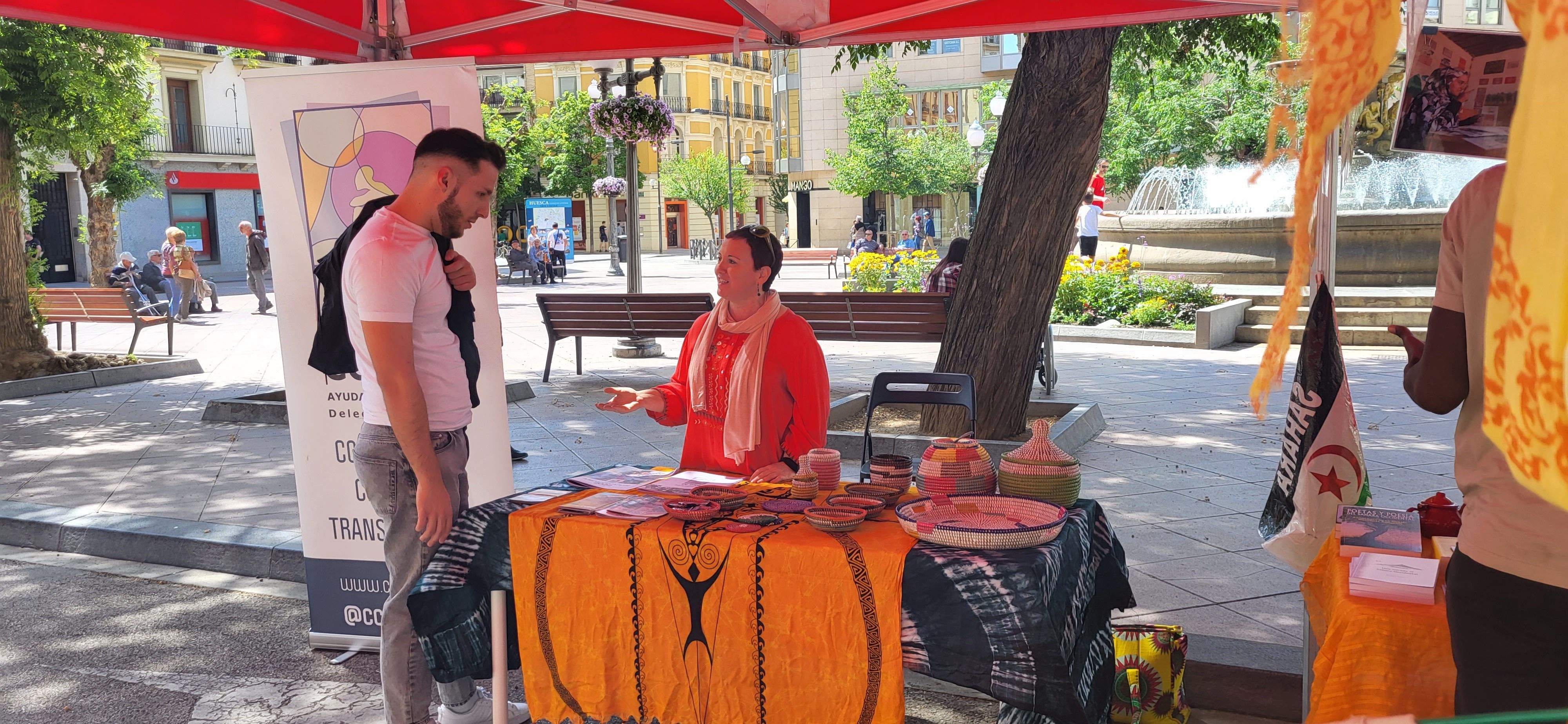 Huesca celebra el Día de África. Foto: Mercedes Manterola