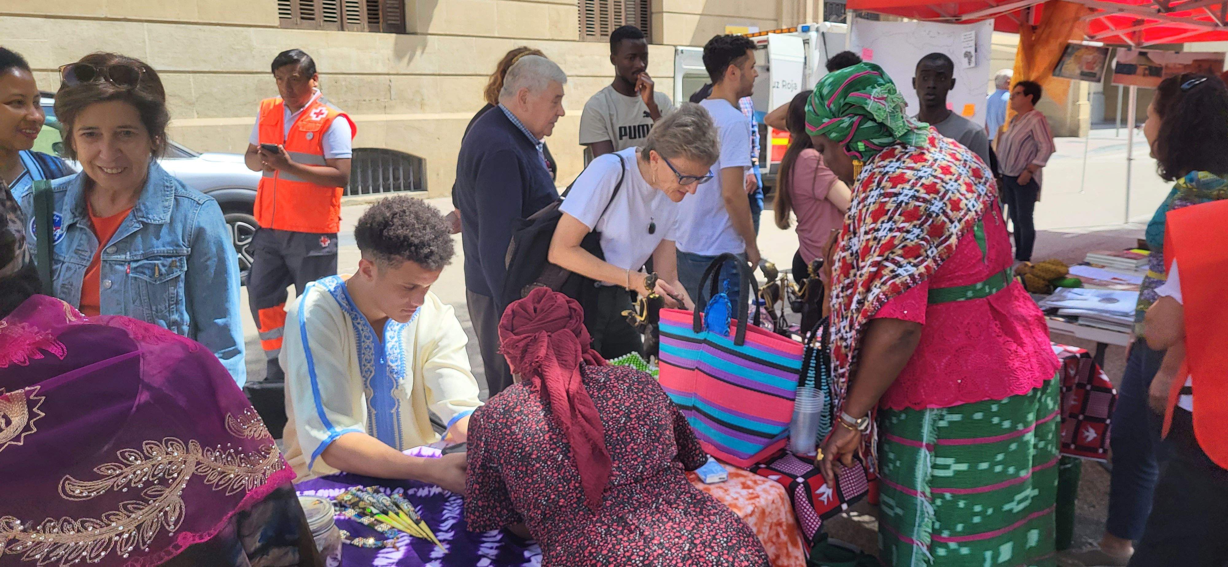 Huesca celebra el Día de África. Foto: Mercedes Manterola