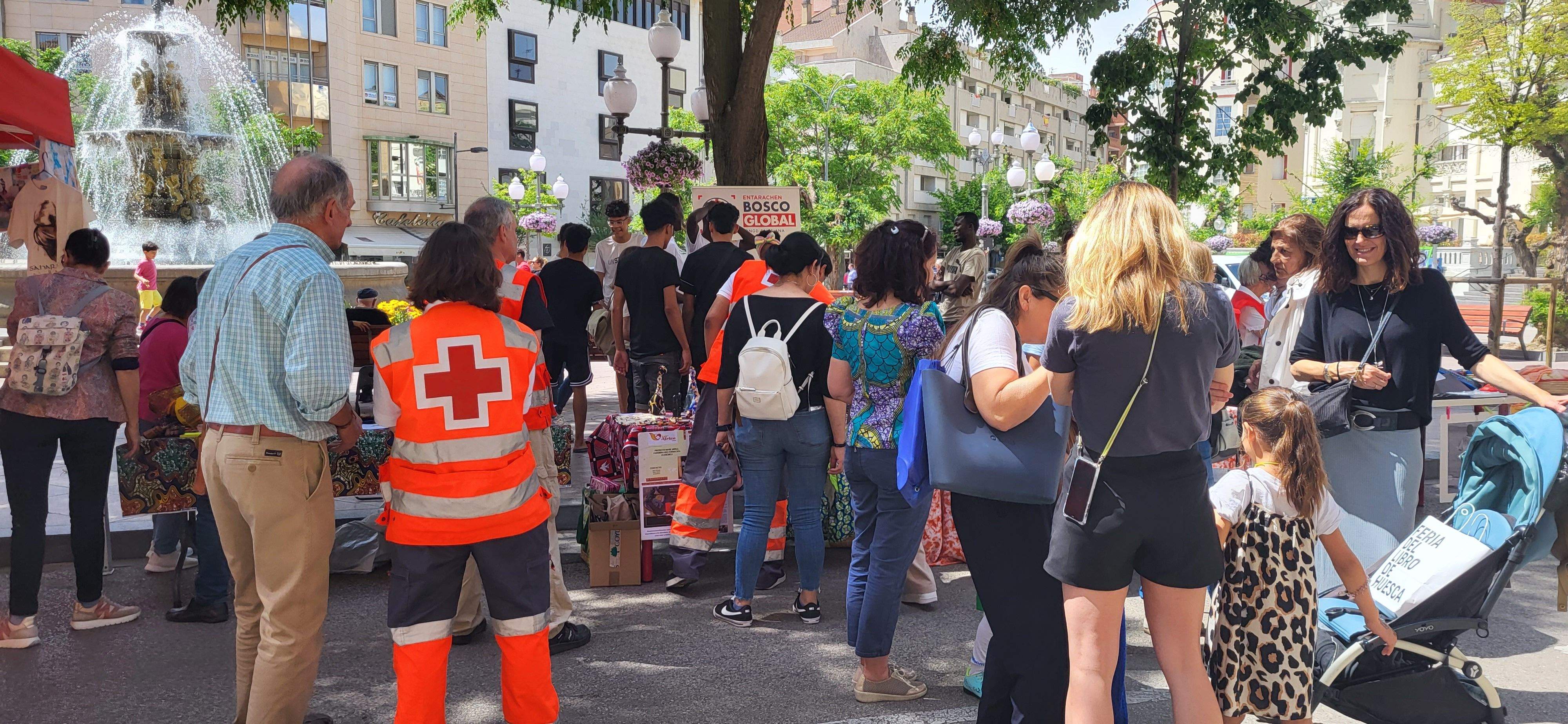 Huesca celebra el Día de África. Foto: Mercedes Manterola