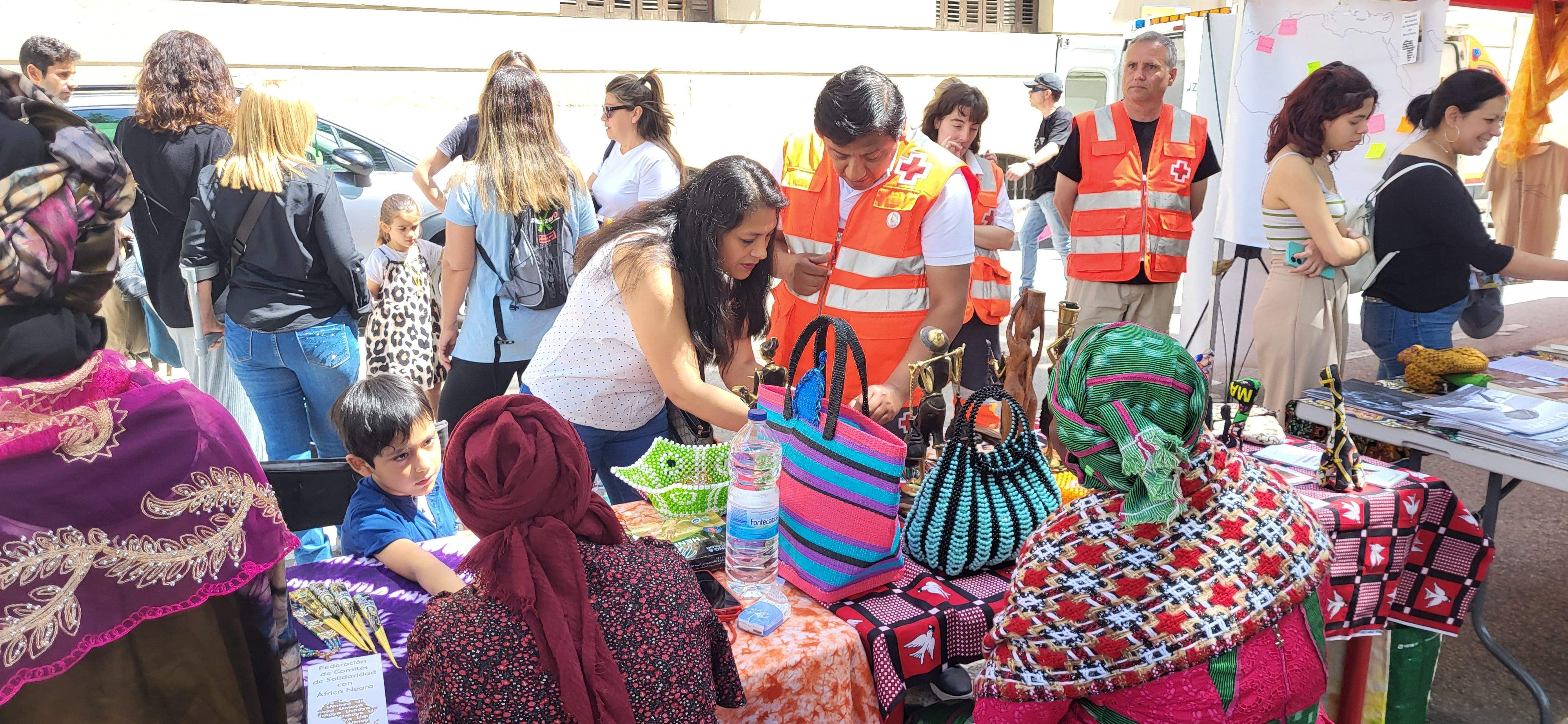 Huesca celebra el Día de África. Foto: Mercedes Manterola