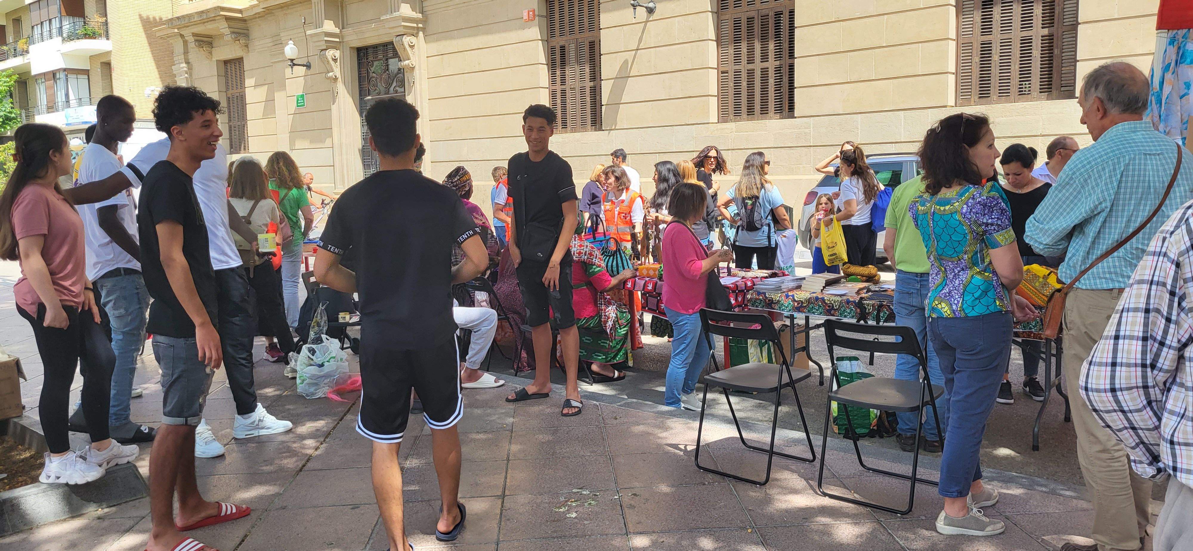 Huesca celebra el Día de África. Foto: Mercedes Manterola