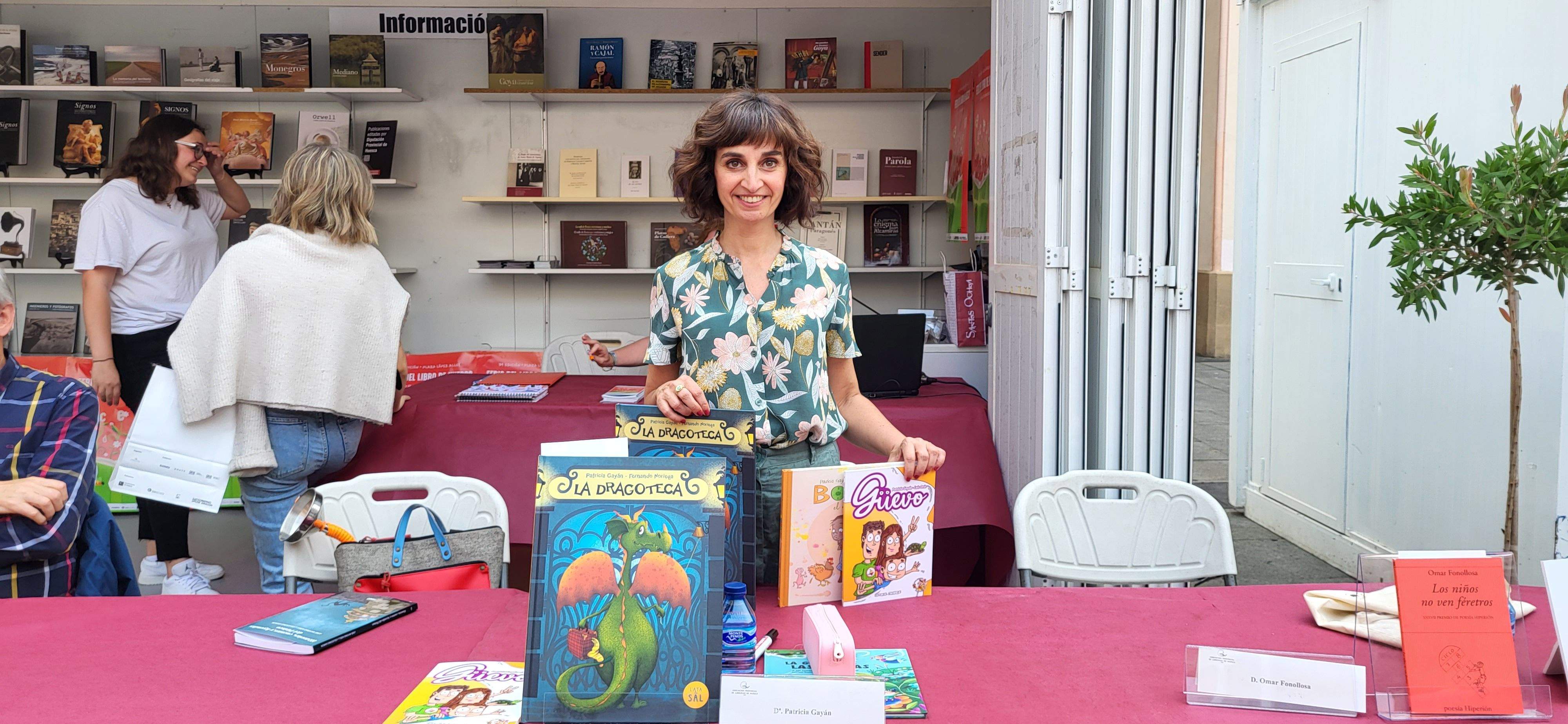 Jornada del sábado 27, en la 39ª Feria del libro de Huesca. Foto Mercedes Manterola