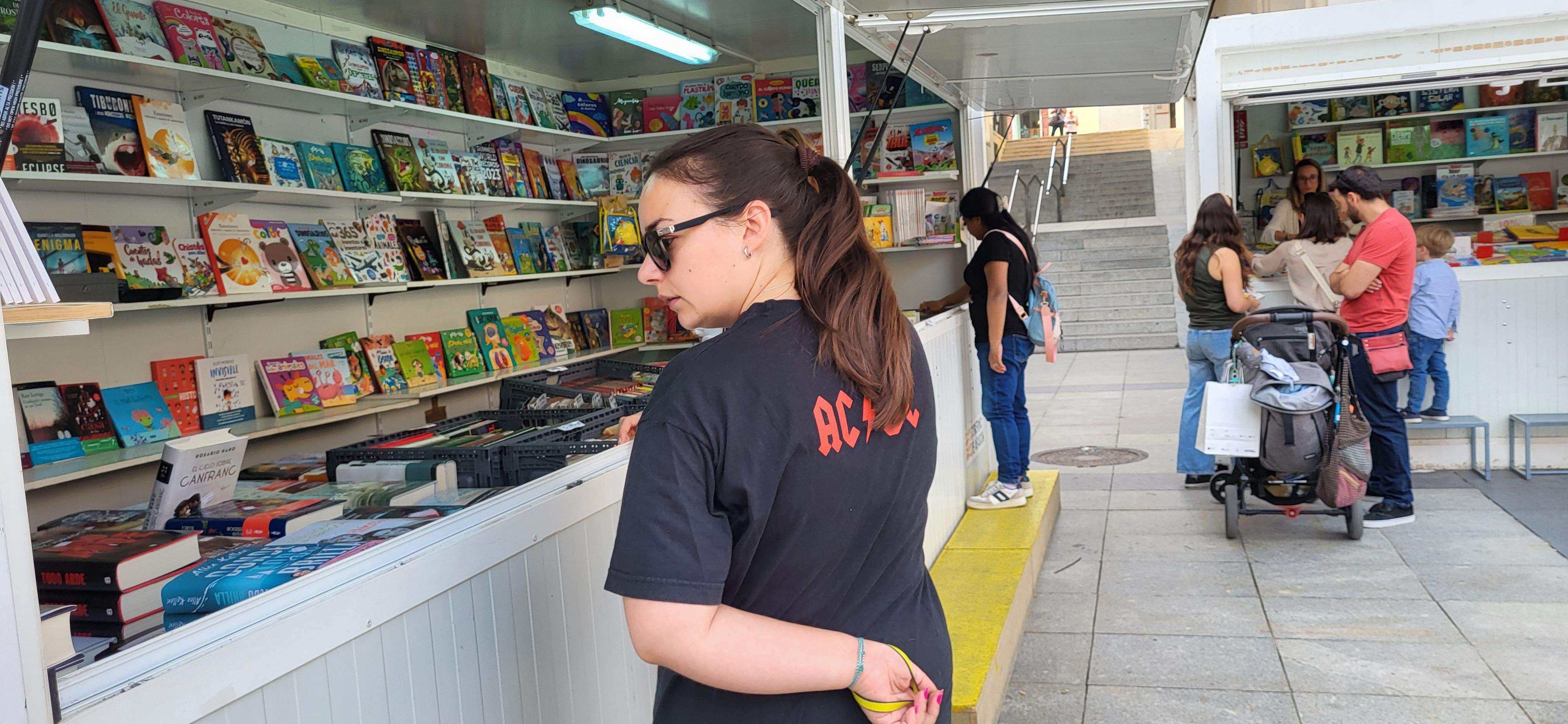 Jornada del sábado 27, en la 39ª Feria del libro de Huesca. Foto Mercedes Manterola