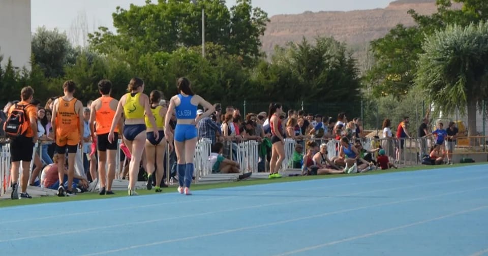 Meeting de Atletismo Ciudad de Fraga. Gran ambiente.