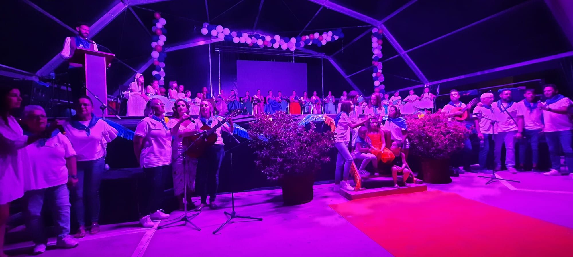 Actuación de la Agrupación folclórica Santa Leticia. Foto Ayuntamiento de Ayerbe