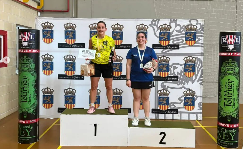 Podio Bádminton Huesca La Magia
