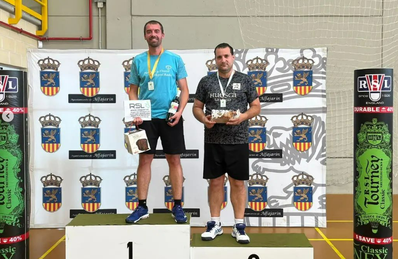 Podio Bádminton Huesca La Magia