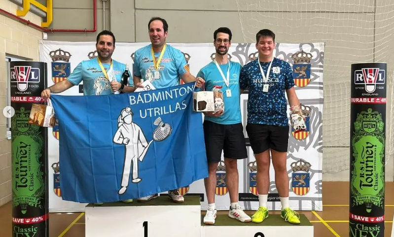 Podio Bádminton Huesca La Magia