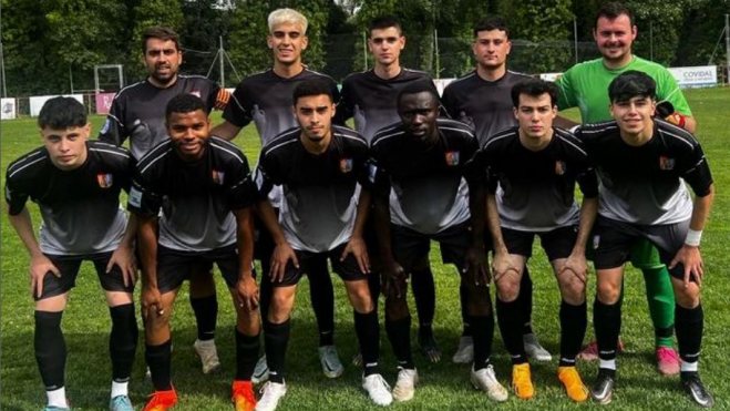 Once del Fraga B en Bolea. Once del Fraga B en Bolea.