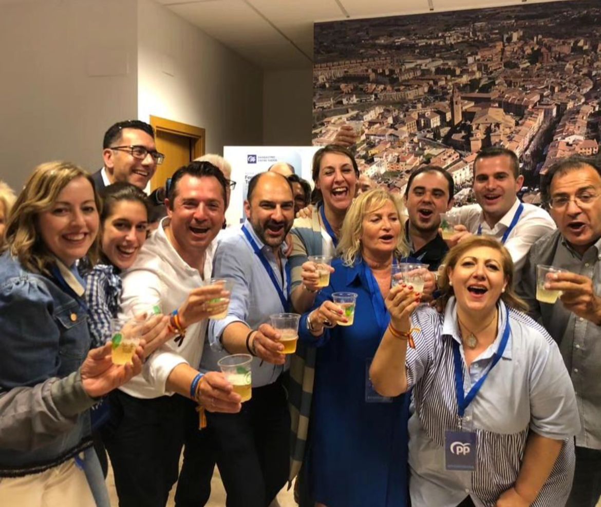 Alegría en el PP de Barbastro que aumenta su representación en dos concejales.