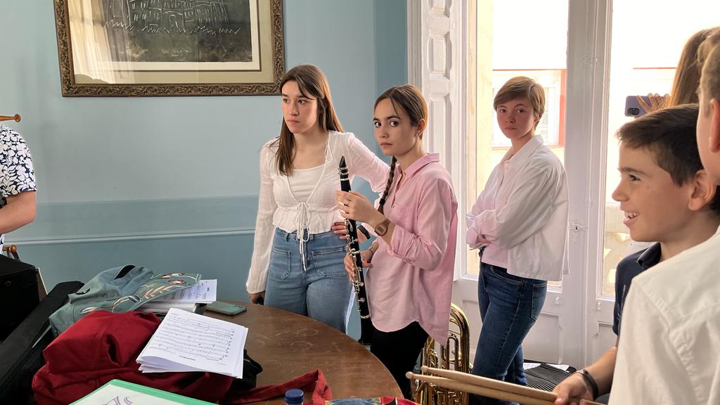 Concierto ofrecido por la banda de Jazz for Kids y el colegio El Parque de Huesca. Foto: Mercedes Manterola