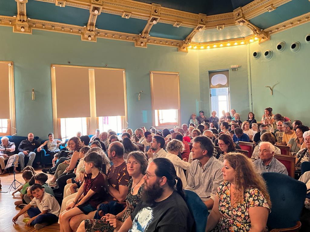 Concierto ofrecido por la banda de Jazz for Kids y el colegio El Parque de Huesca. Foto: Mercedes Manterola