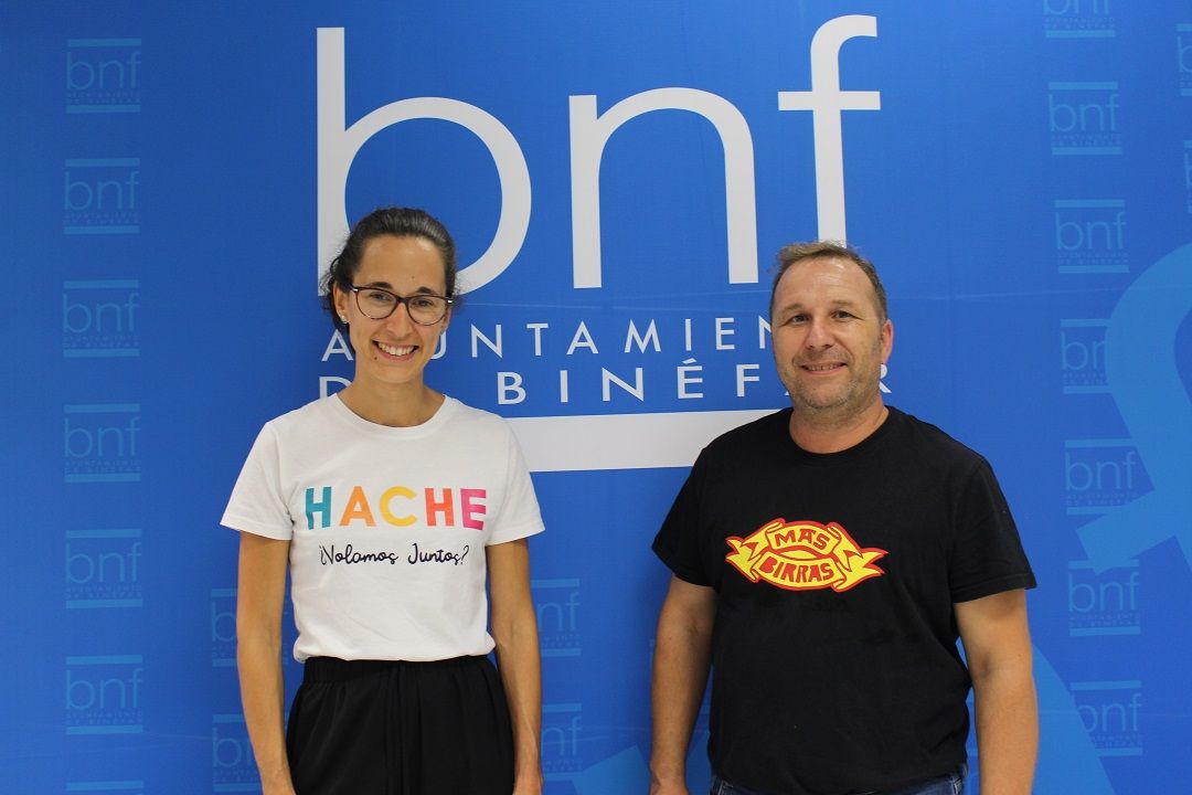 Naira Hernández y Francis Charles, por la inclusión en las fiestas de Binéfar