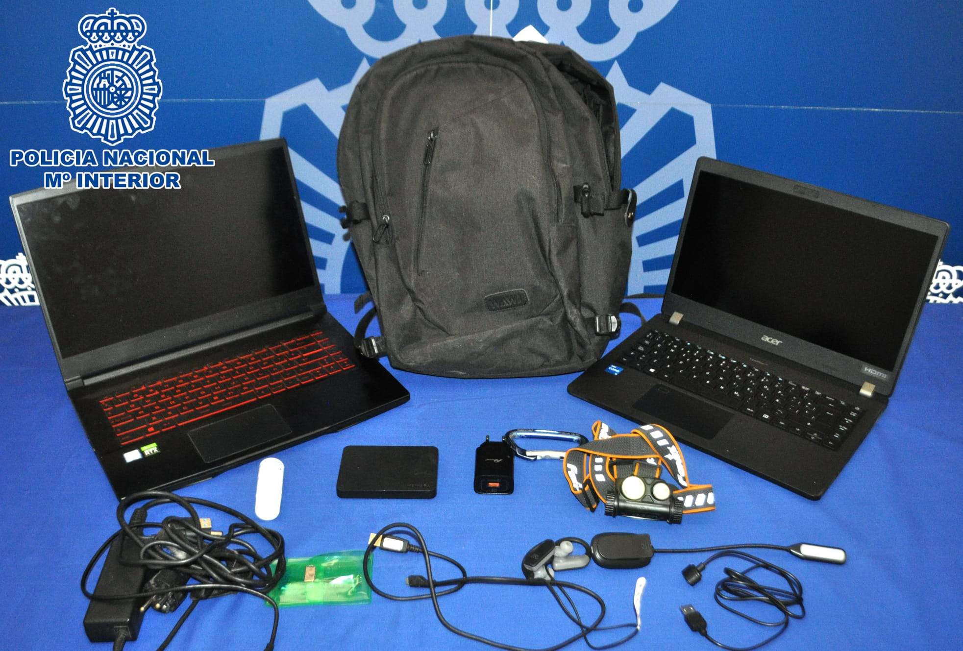 Cuatro detenidos en Huesca por dos robos en el interior de vehículos