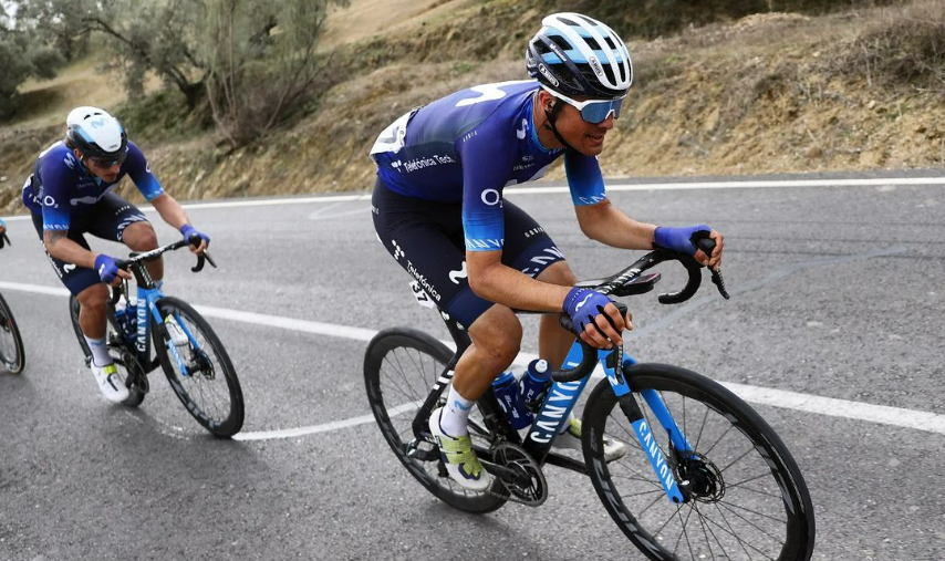 Samitier en la Vuelta a Andalucía de este año. Foto: Movistar