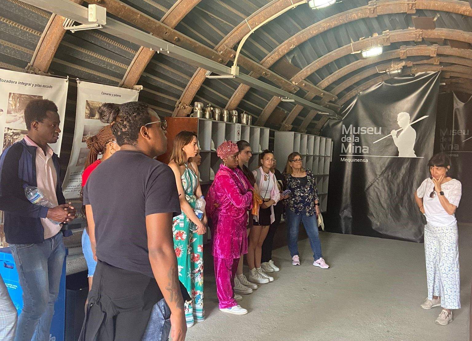 Participantes en el programa de convivencia del Bajo Cinca.