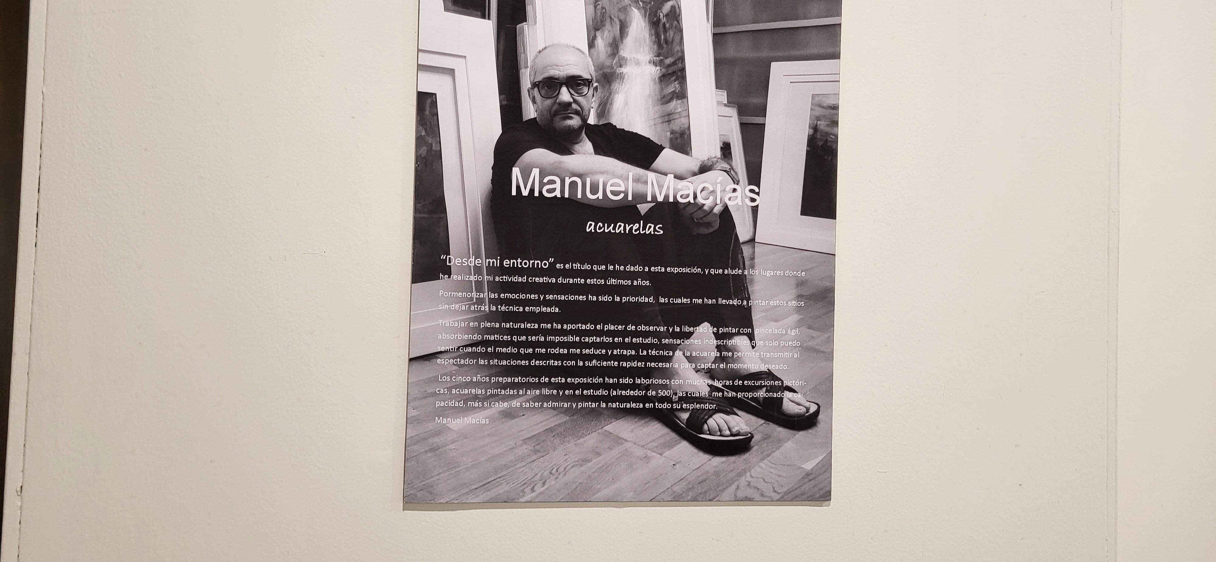 Exposición "Desde mi entorno" de Manuel Macías. Foto Myriam Martínez